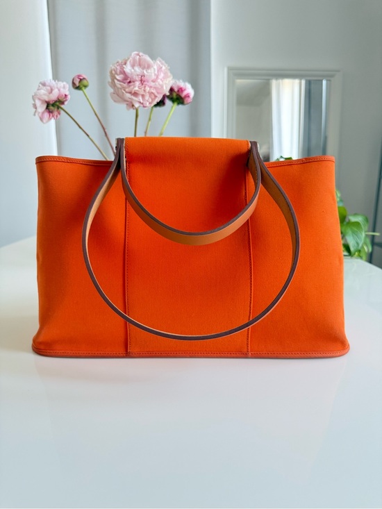 Hermes Handbags - Hermes Orange Cabag Tote